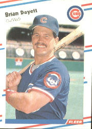 1988 Fleer Baseball Cards      416     Brian Dayett